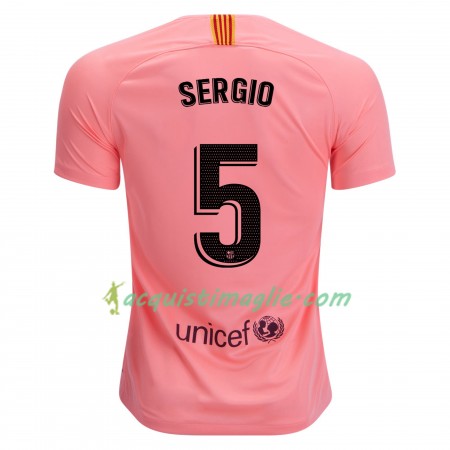 Divisa di Calcio Barcellona Sergio Busquets 5 Terza 2018/2019